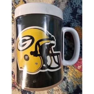 Vintage Green Bay Packers NFL Plastic Thermo-Serv Mug Made In USA
